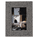 Studded Silver and Black Frame 4in x 6in
