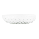 Glass Hobnail Serving Bowl 12in
