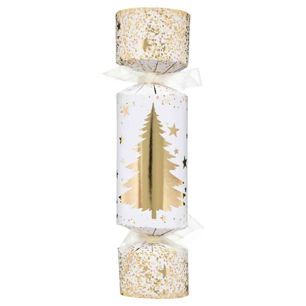 Gold Tree Christmas Crackers Set of 6