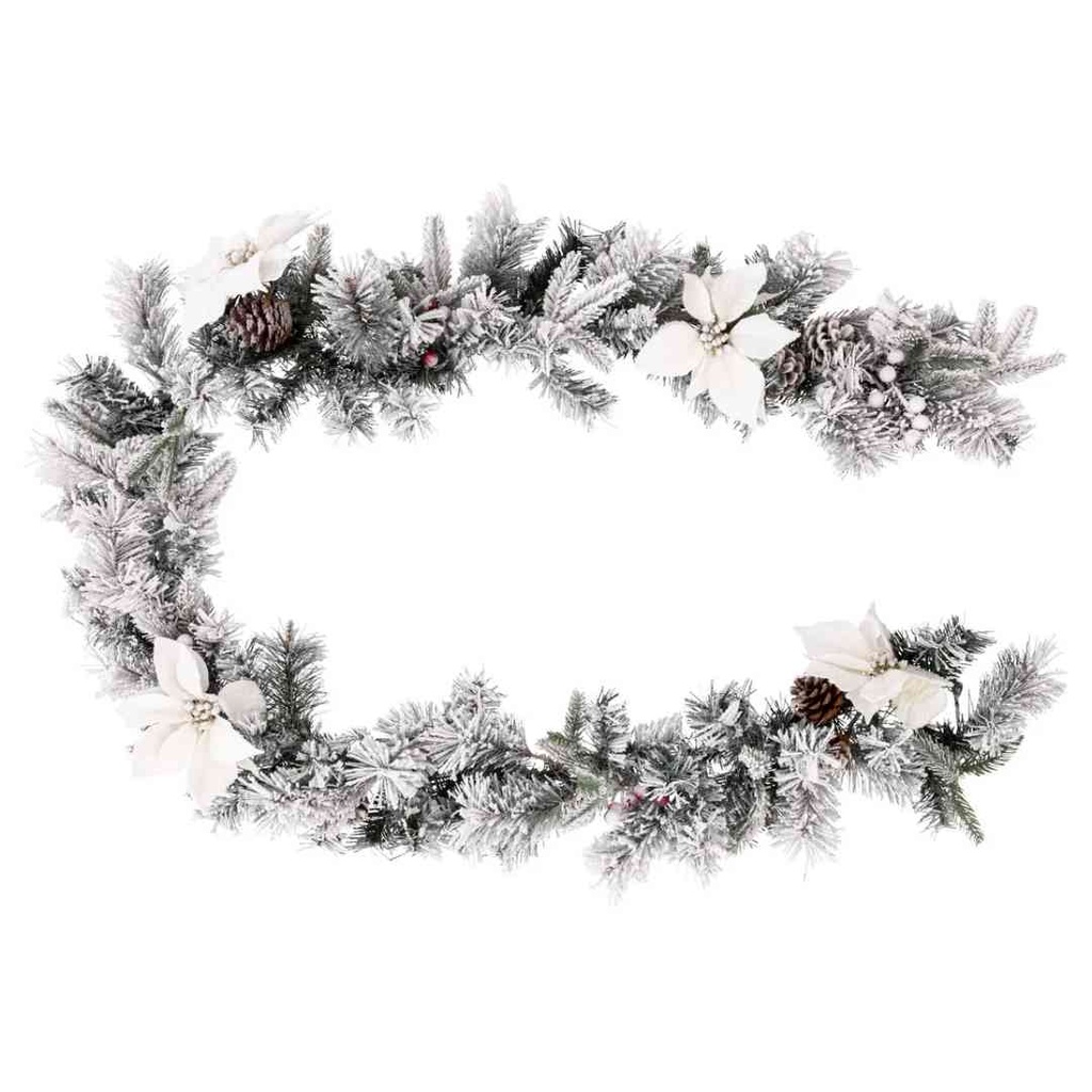 White Flower Garland