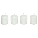 White Votive Candles Set of 4
