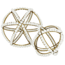 Metal Sculpture Set of 2