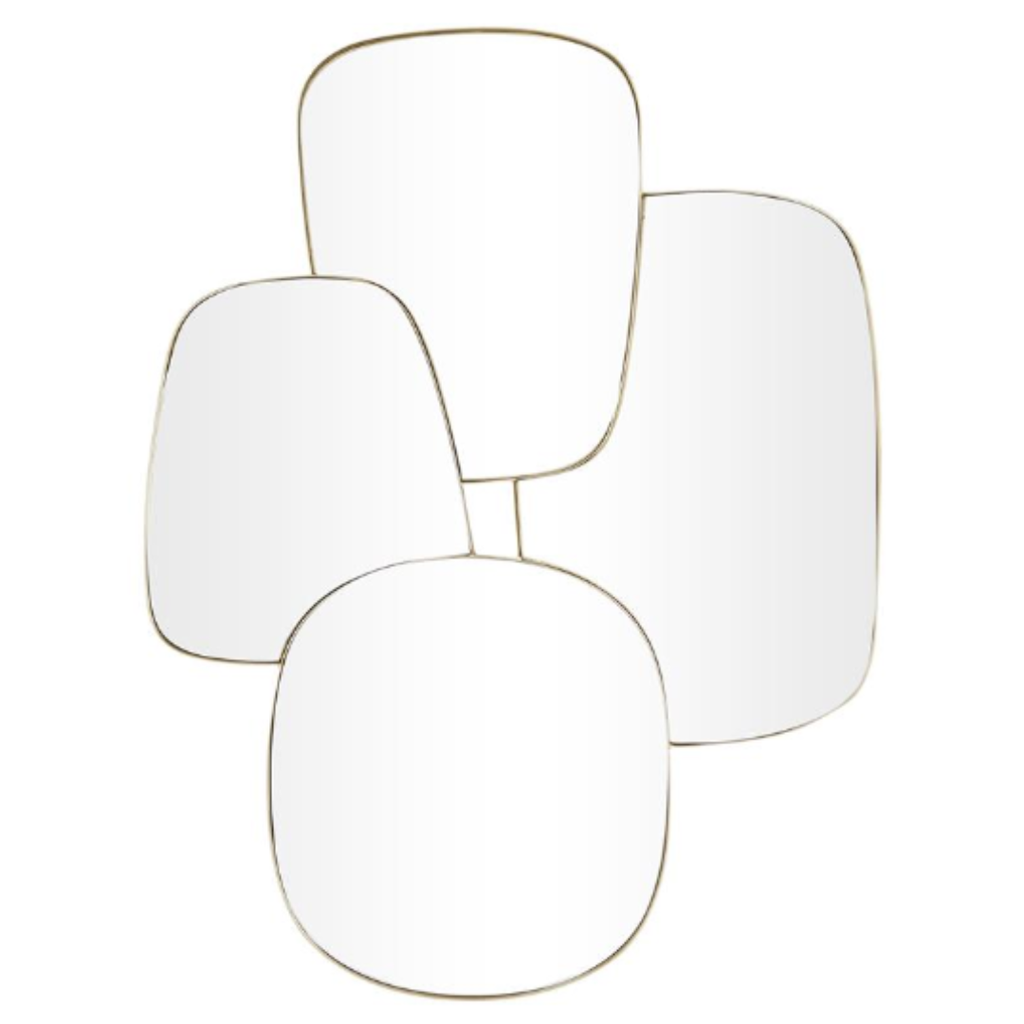 Interlocking Gold Mirror 30in x 39in