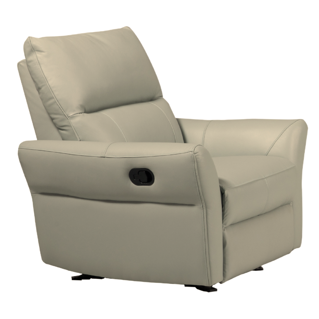 Maxwell Swivel Recliner Eggshell