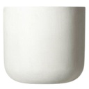 Joy Concrete Planter White 14.5in