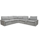 Nova 6 Piece Sectional Ash