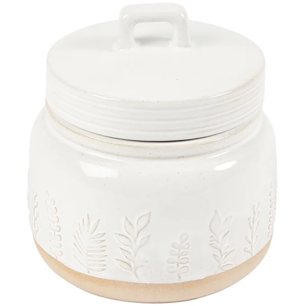 Botanical Canister Natural Small 6in