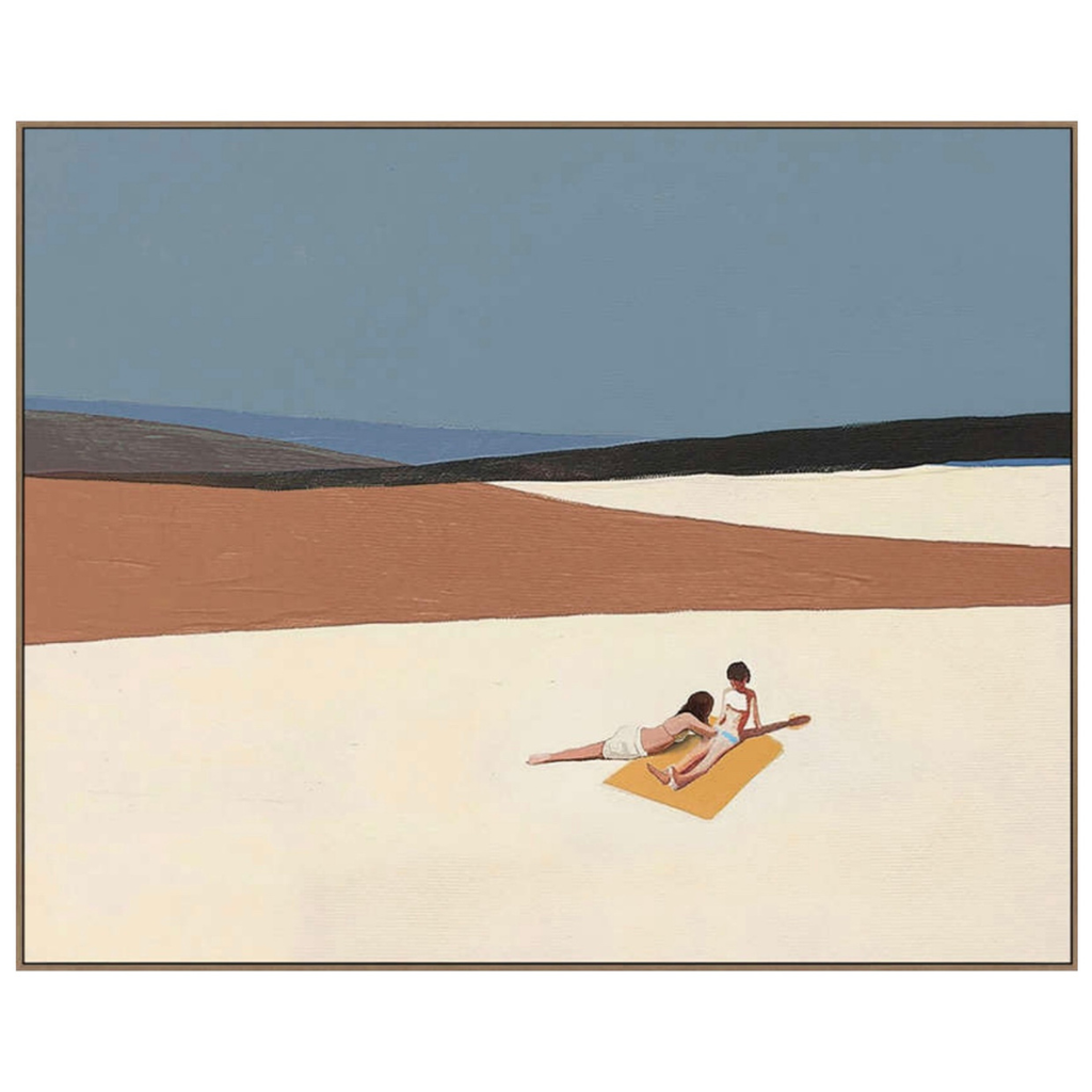 Beach Dunes Framed Canvas 60X48in