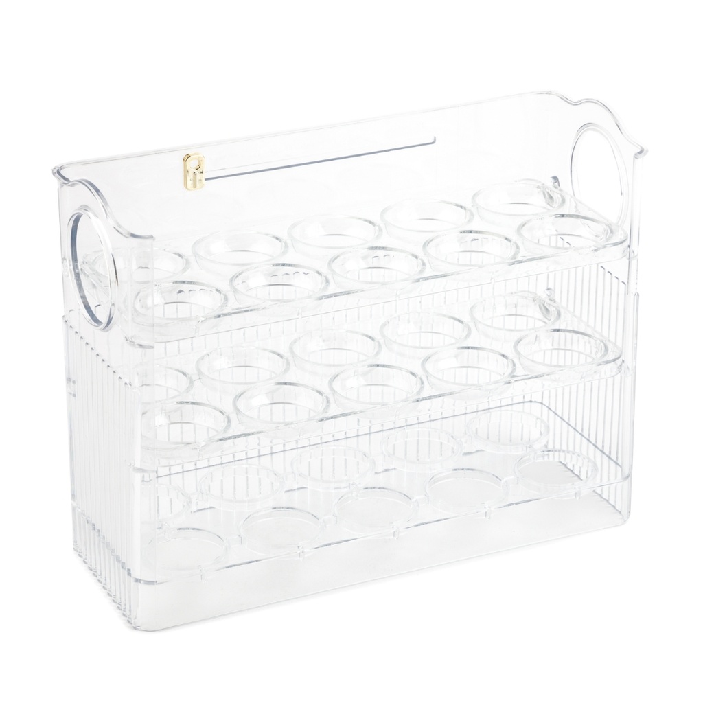 3-Tier 30 Egg Tray Clear