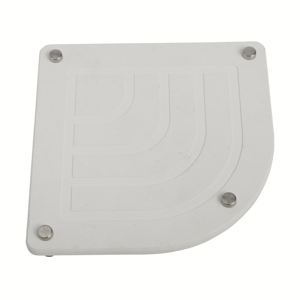 Diatomite Corner Sink Caddy White