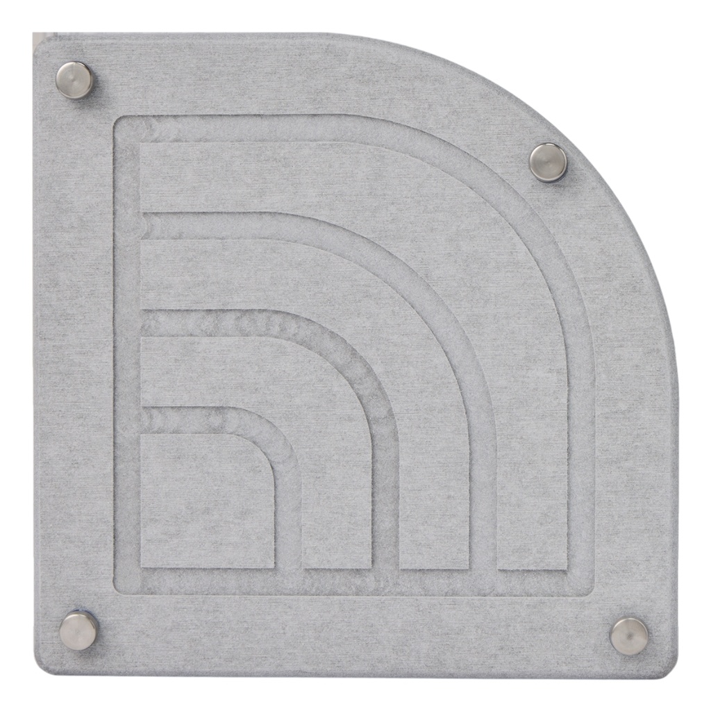 Diatomite Corner Sink Caddy Hail