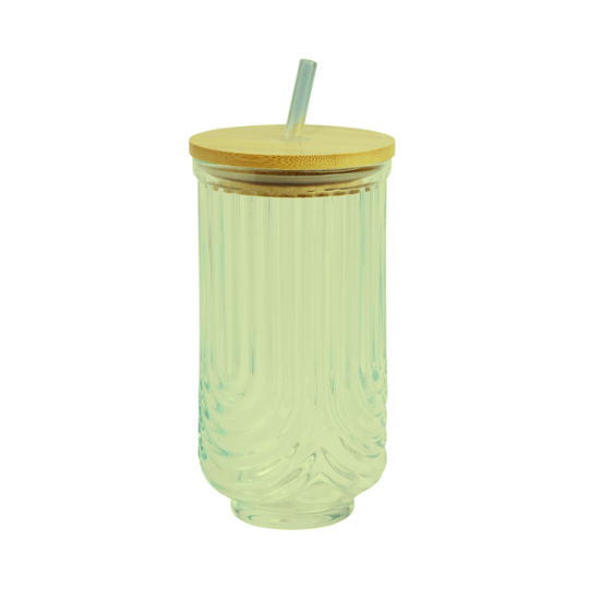 Rainbow Tumbler With Lid Pistachio 18oz