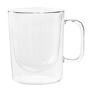 Barista Mod Latte Glass Mug 450ml 2pc