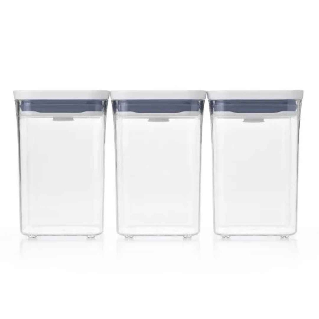 OXO POP Container Set Square Short 3pc