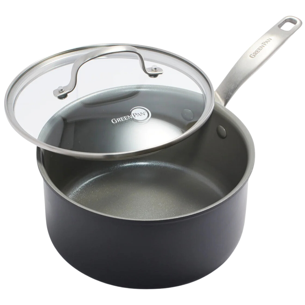 Greenpan Chatham Ceramic Covered Sauce Pan 3qt