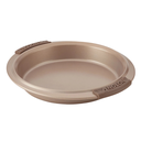 Anolon Round Cake Pan with Silicone Grips Bronze 9in