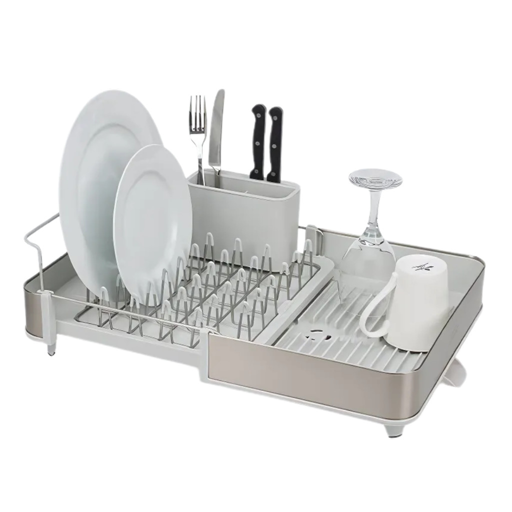 Extend Steel Dish Rack Light Stone