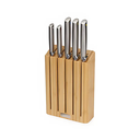 Elevate Steel Knives Bamboo Block 5pc