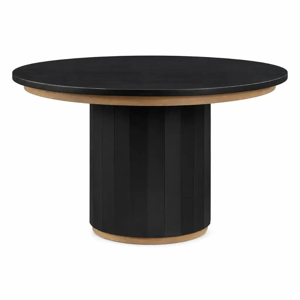 Magnolia Round Table Black 52in