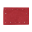 Tree Hemstitch Placemat Red