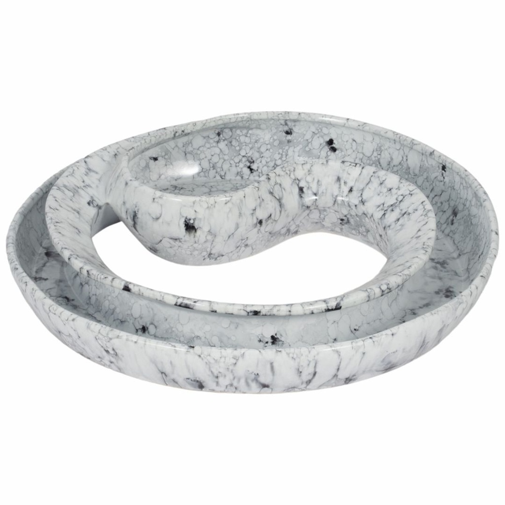 Karlin Marbled Ceramic Bowl 20in