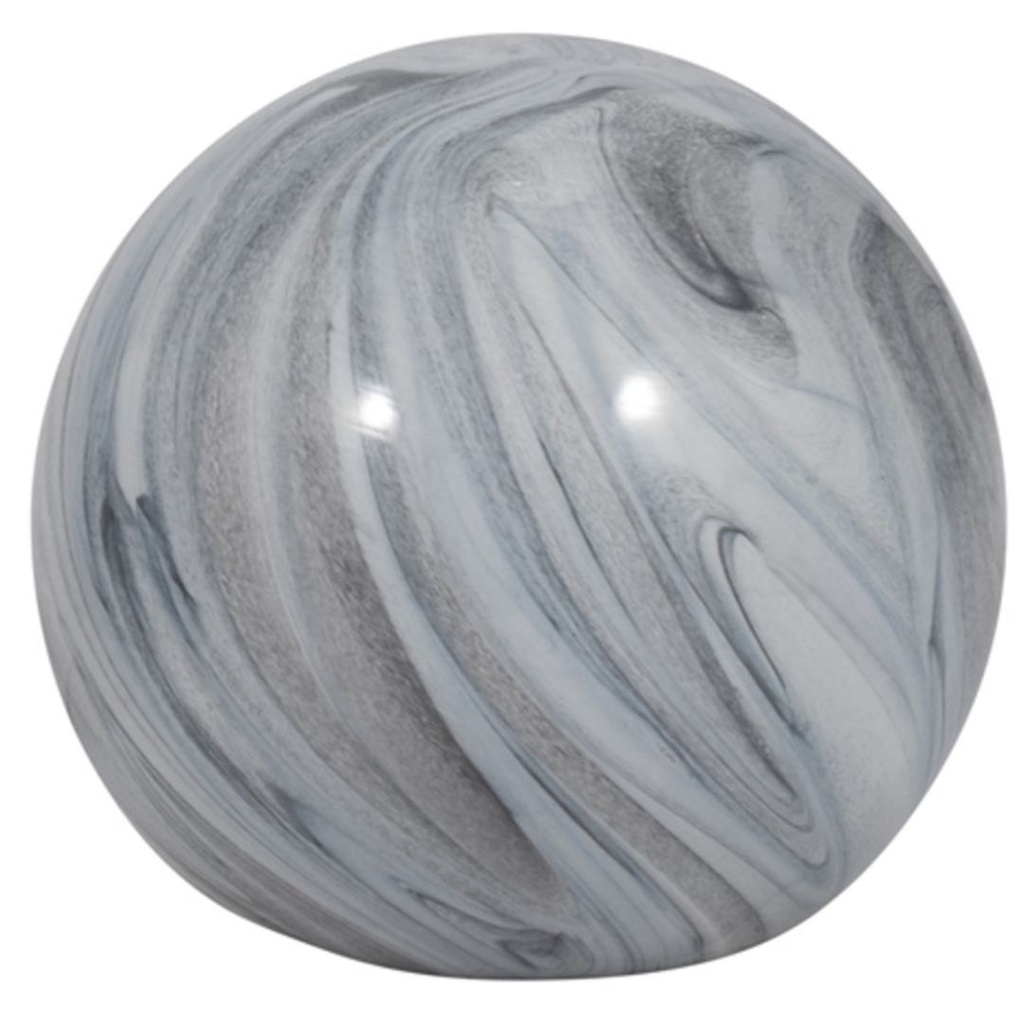Serenity Blue Swirl Spheres 5in