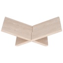 Marble Bookstand White 18in