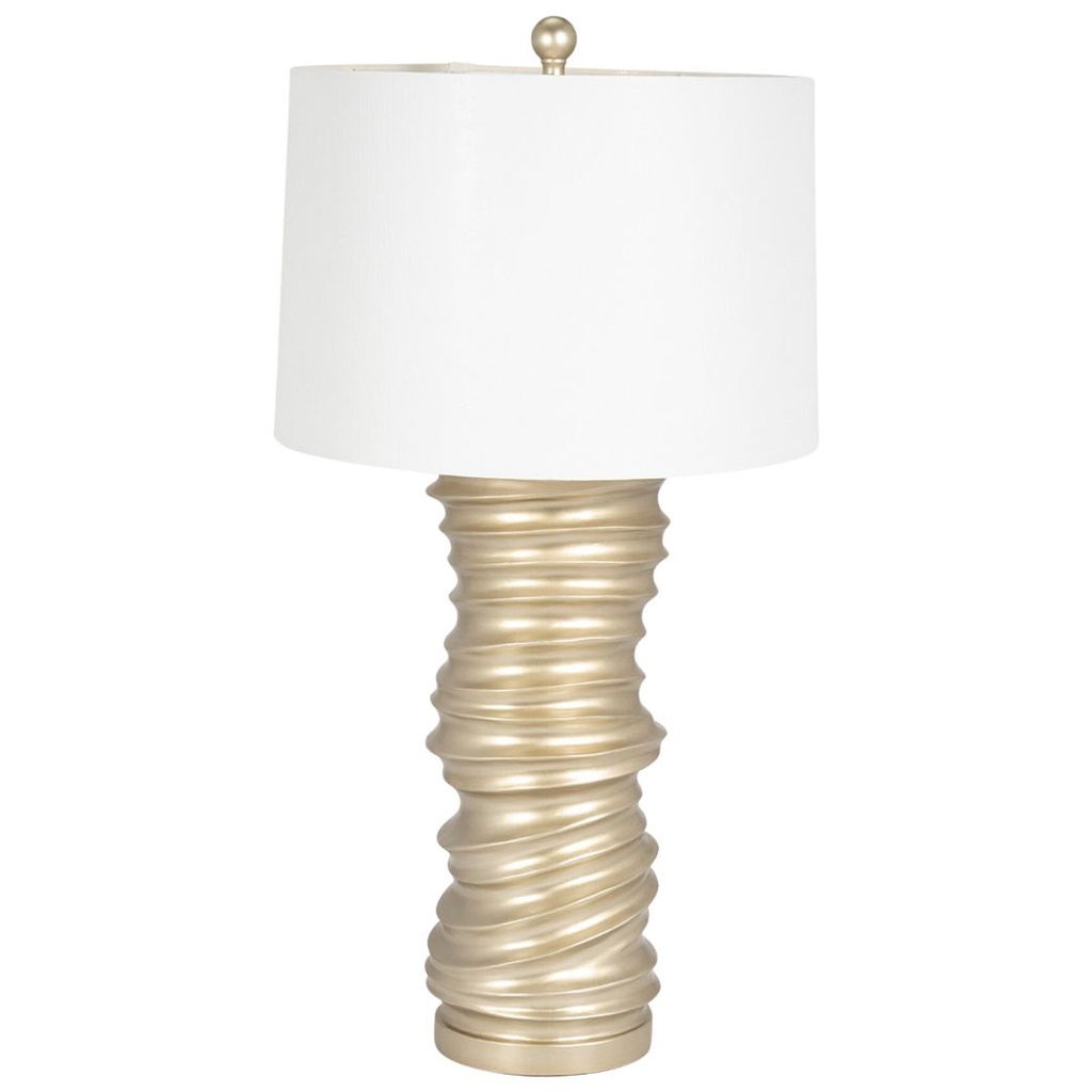 Stacking Rings Table Lamp Champagne 28in
