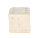Mistry White Marble Dice 3in