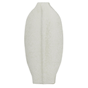 Ceramic Textured Vase White 18in