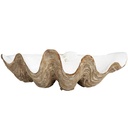 Clam Shell Decorative Bowl 20in