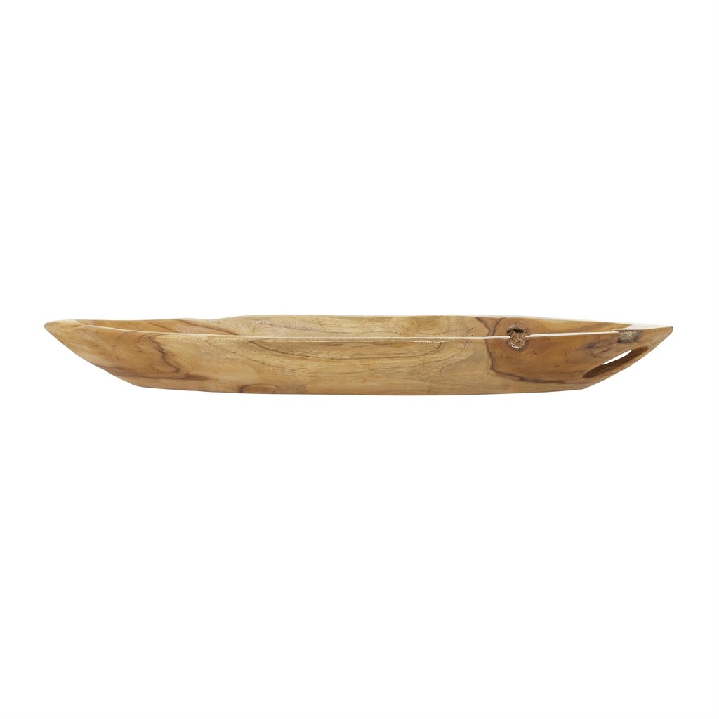 Teak Wood Live Edge Bowl 28in