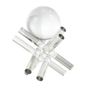 Crystal Orb & Jack Sculpture 7in