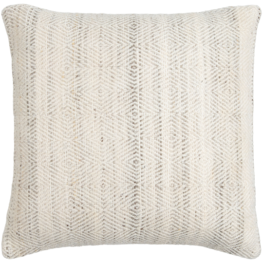 Boulder Pillow Ivory 20in