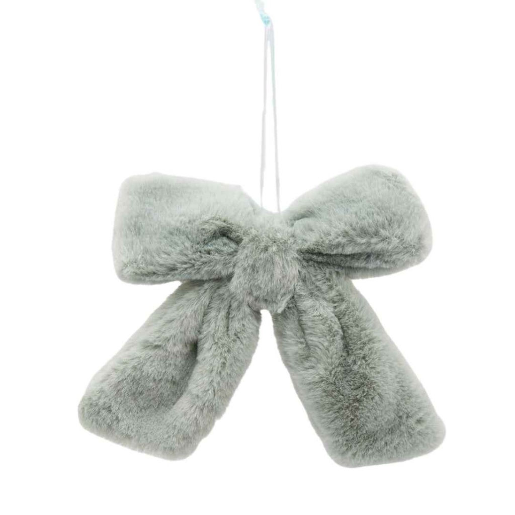 Plush Bow Sage 10in