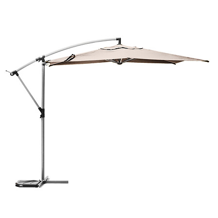 Manoa Outdoor Umbrella Wheat with Base