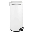 Leman Easy-Close Pedal Bin White 30L