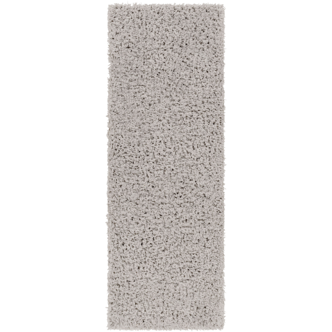 Angora Grey Runner Rug 3x7ft