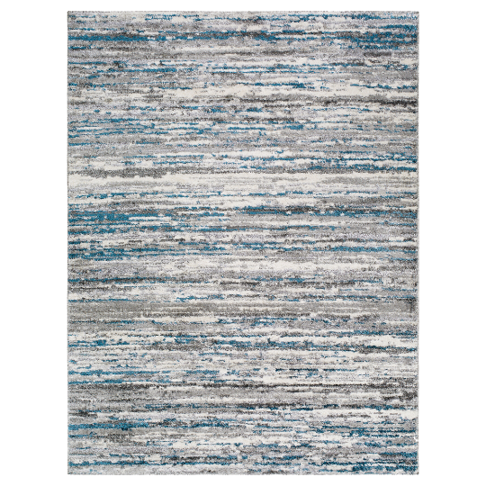 Andorra Plus Blue Grey Rug 8x10ft