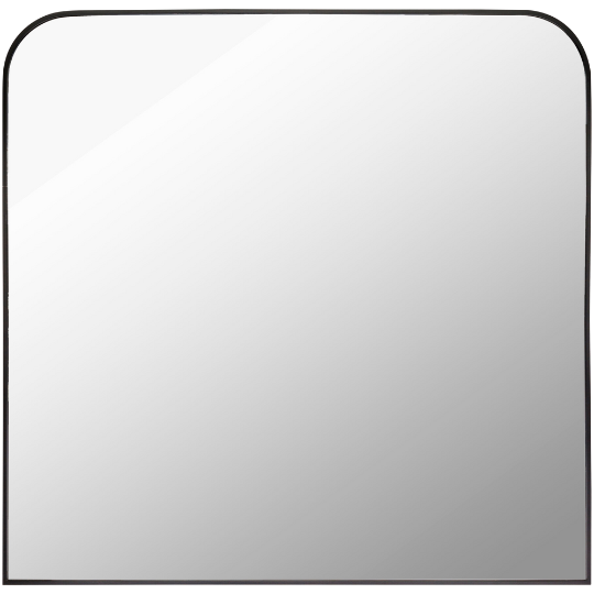 Aranya Mantel Mirror Black 35x36in