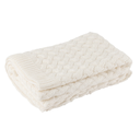 Knitted Throw White 71x51in