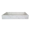 Marble Tray White 10x14in