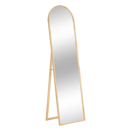 Kim Standing Mirror Beige 70x20in