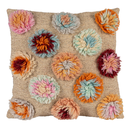 Multi Shag Circles Pillow 20in