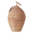 Rattan Lemon Shaped Basket 10in