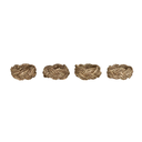 Braided Seagrass Napkin Rings 4pc