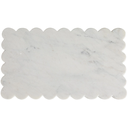 Marble Cutting Board with Scalloped Edge