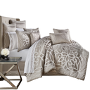 Deco Comforter Set Silver King 4pc