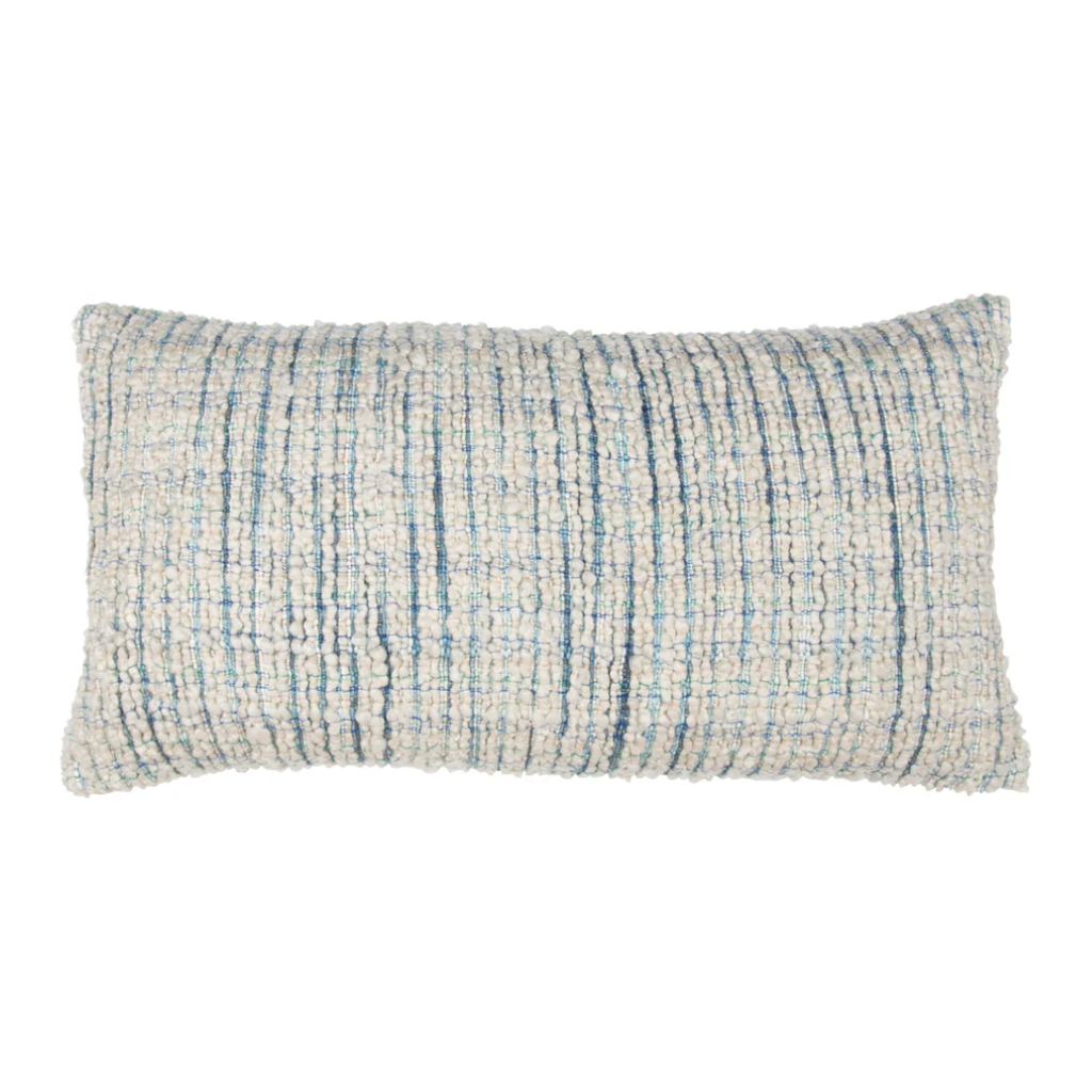 Trona Bolster Blue Ivory 14x26in