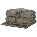 Waffle Weave XL Throw Grey 70x103in